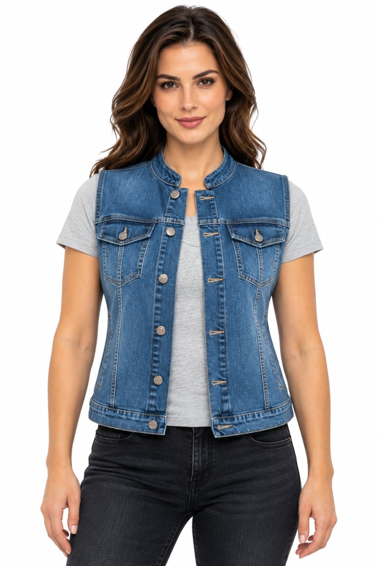 Club Concealed Carry Denim Vest