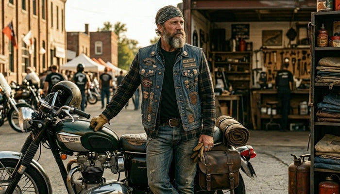 The Anatomy of a Biker Vest: A Complete Guide to Construction, History & Use