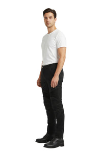 Black Kevlar Denim Made Biker Jeans