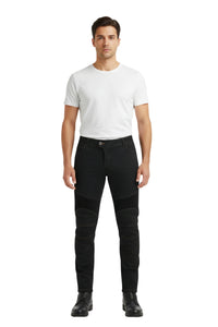 Black Kevlar Denim Made Biker Jeans