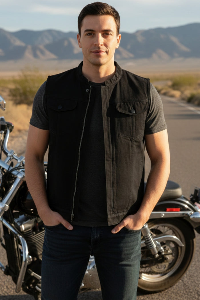 Brute Hidden-Zipper Club Vest