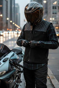 Chamonix Denim Motorcycle Vest