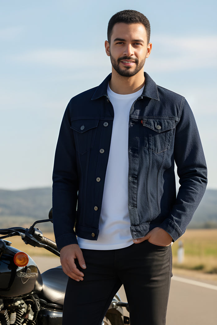 Heritage Dark Denim Riding Jacket